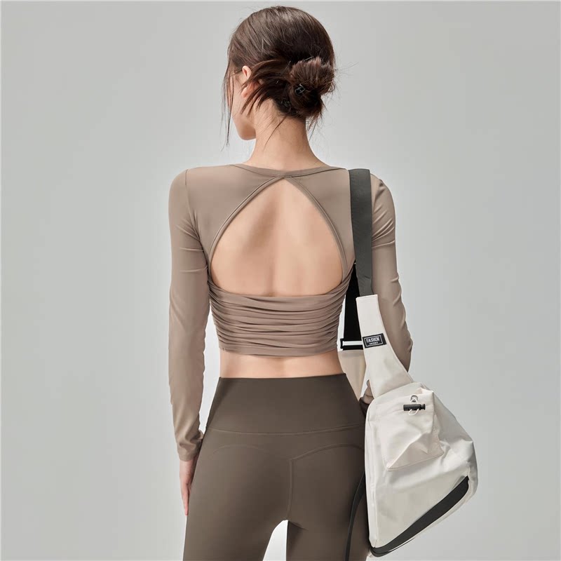 Women's Back-Beautiful Long-Sl - Pilates Yoga One review and price