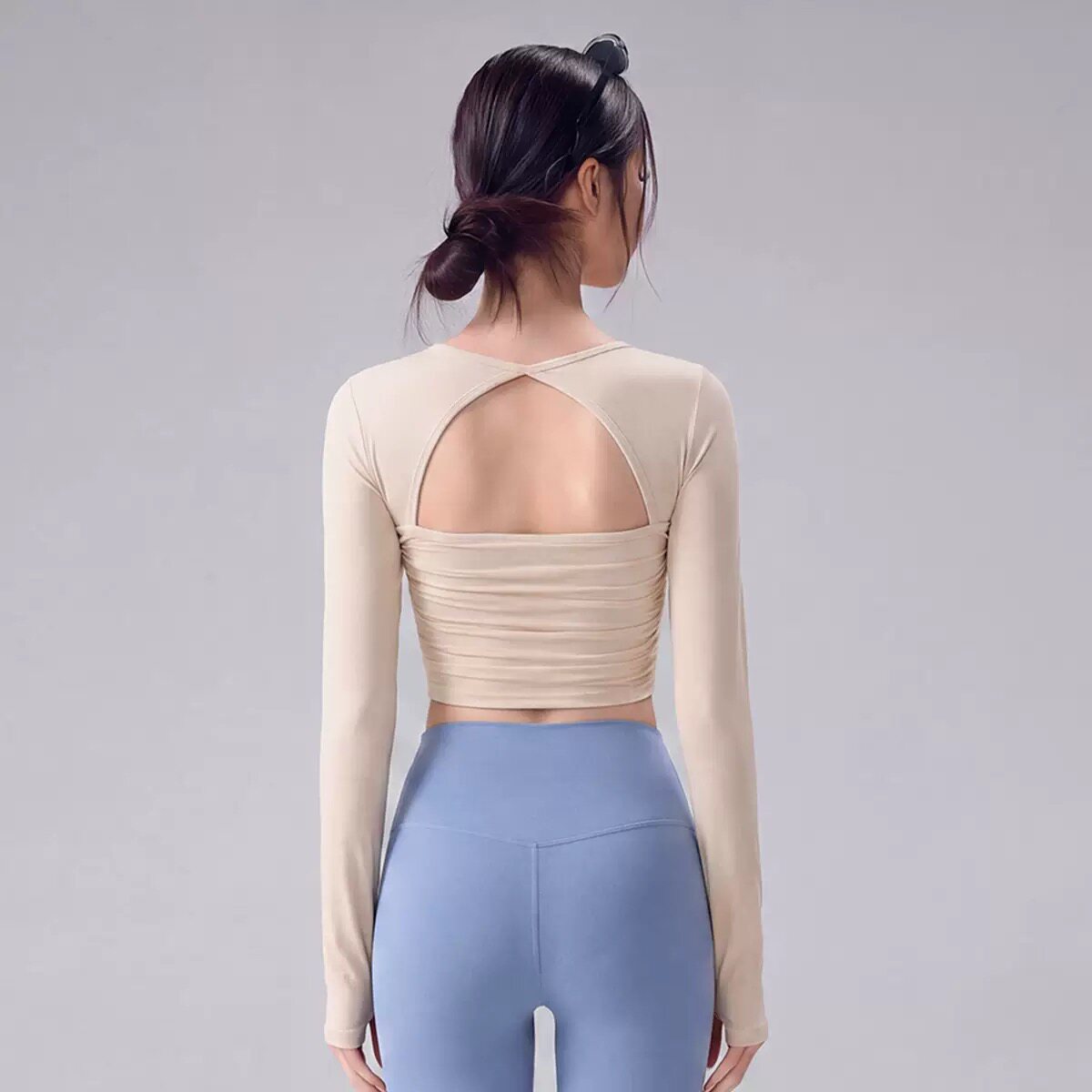 Women's Back-Beautiful Long-Sl - Pilates Yoga One review and price
